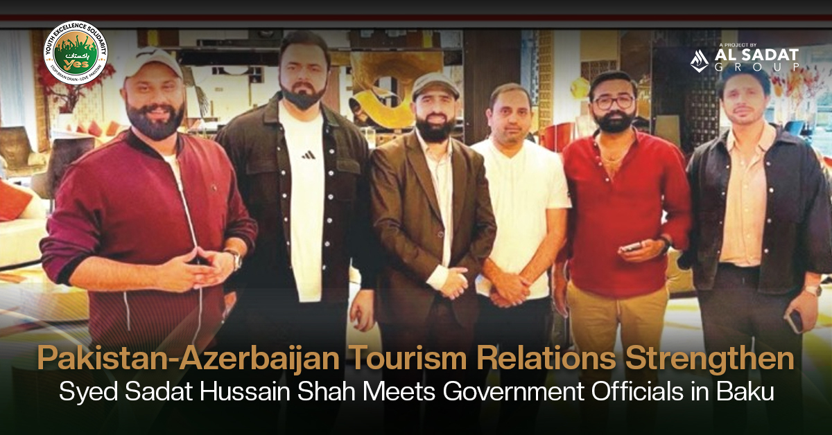 Pakistan Azerbaijan Tourism Relations Strengthen: Syed Sadat Hussain Shah Meets Government Officials in Baku