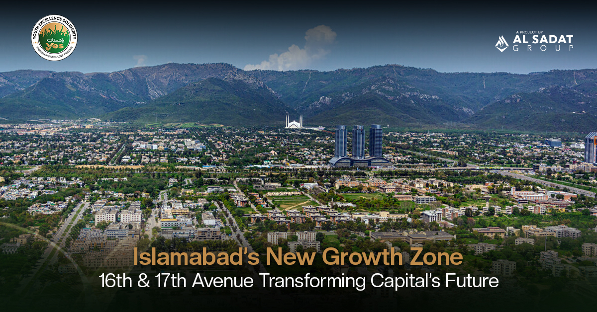 Islamabad’s New Growth Zone: 16th & 17th Avenue Transforming Capital’s Future – A Major Boost for 17 Villas