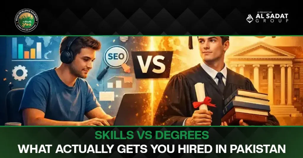 Skills vs Degrees: What Actually Gets You Hired in Pakistan